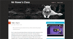 Desktop Screenshot of mrrowesclass.com