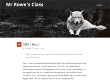 Tablet Screenshot of mrrowesclass.com